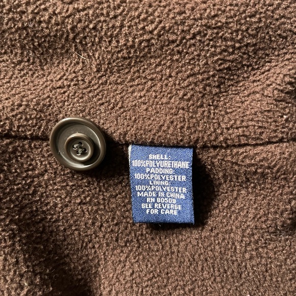 Whispering Smith Men’s Large Brown Button Up Jacket, Pockets Side Pockets, - Picture 6 of 14